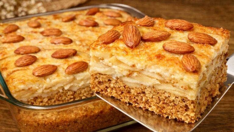 This simple recipe transforms oats and apples into a healthy cake in minutes…