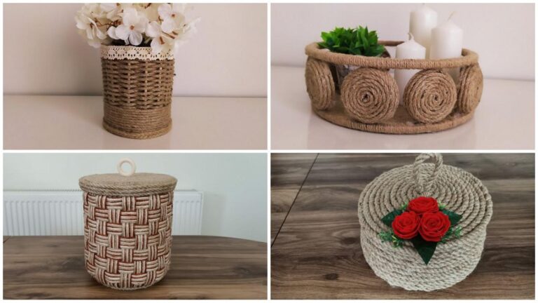 This simple trick transforms jute into stunning baskets you’ll love to show off…