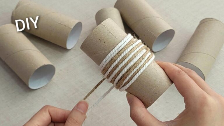 This simple technique transforms toilet paper rolls into stunning storage solutions…