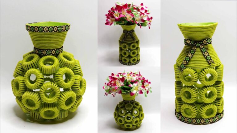 This simple trick turns plastic caps into stunning vases for your home décor…