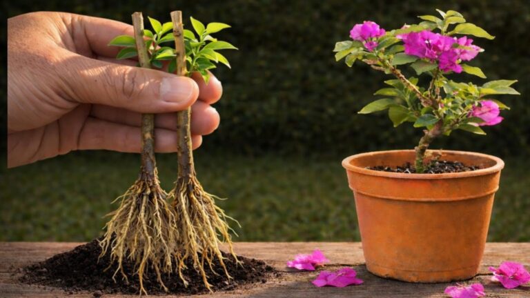 This simple method transforms cuttings into blooming bougainvillea…