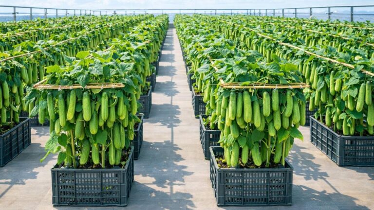 This simple method transforms your balcony into a cornucopia of fresh cucumbers…