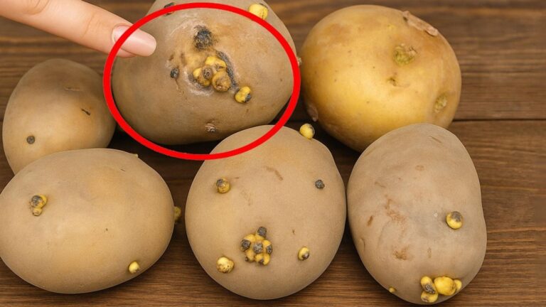 This simple gesture will turn sprouted potatoes into a thriving veggie garden…
