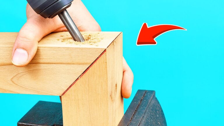 Create 5 Super-Strong Wood Joints with Just One Small Drill Hole!