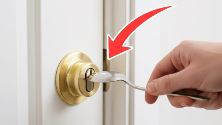 Unlock Your Door in 3 Easy Steps Using Just a Spoon!