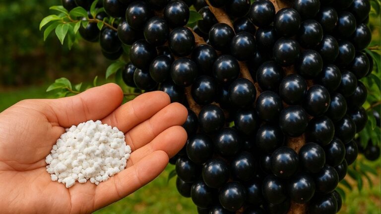 1 Spoon to Grow Lush Fruit Plants All Year Round – Discover the Secret!