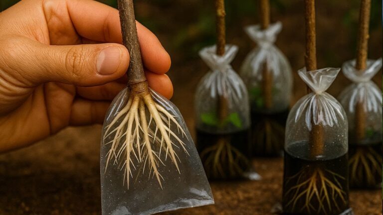 Enraize 5 Galhos de Plantas com Esta Técnica Secreta dos Produtores
