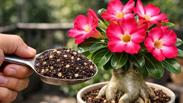 Unlock 1 Secret to Reviving Your Desert Rose Plant with Just 1 Spoonful!