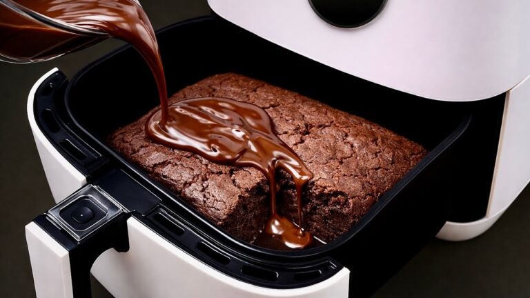 5-Minute Chocolate Dessert in Air Fryer – No Oven Needed!