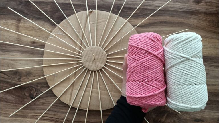 Create 7 Stylish Baskets Using Macrame and a Bowl – DIY Guide!