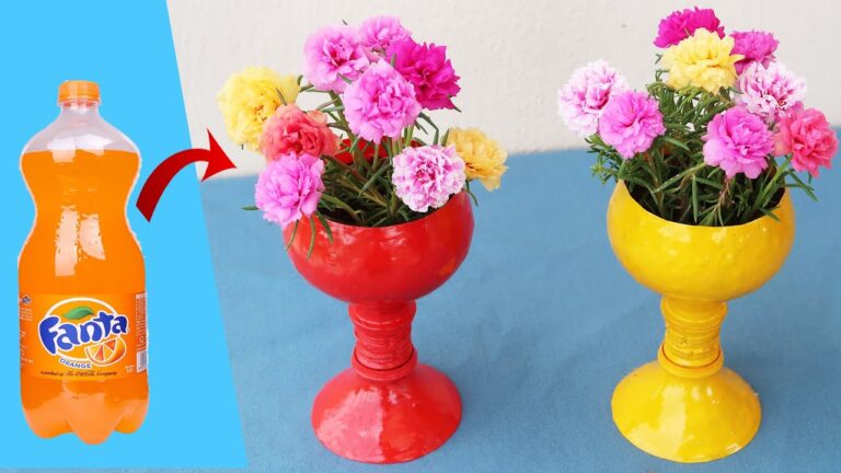 7 Creative Cup Shaped Flower Pot Ideas Using Recycled Plastic Bottles