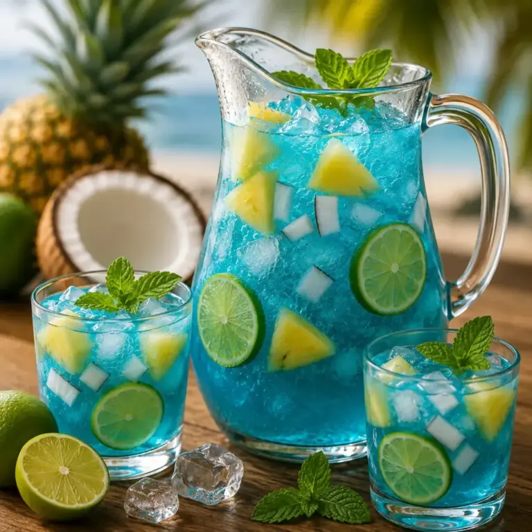 Tropical Pineapple Coconut Lime Punch: The Ultimate Summer Drink
