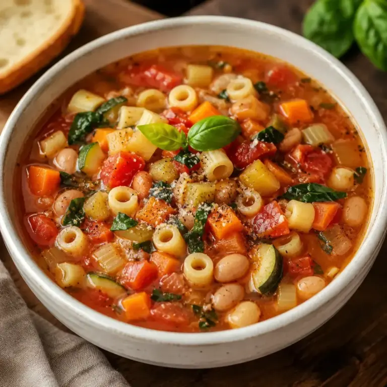 Weight Loss Special Minestrone Soup: Light, Detox, and Satisfying
