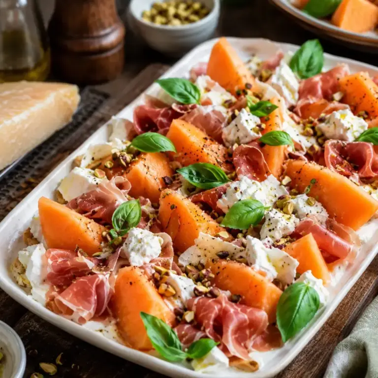 Melon, Prosciutto, and Cream Cheese Tiramisu: A Refreshing Twist