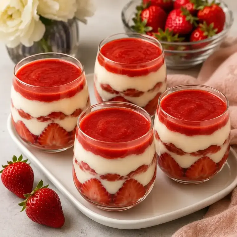 Strawberry Tiramisu Parfaits: A Fresh, Light, Irresistible Dessert